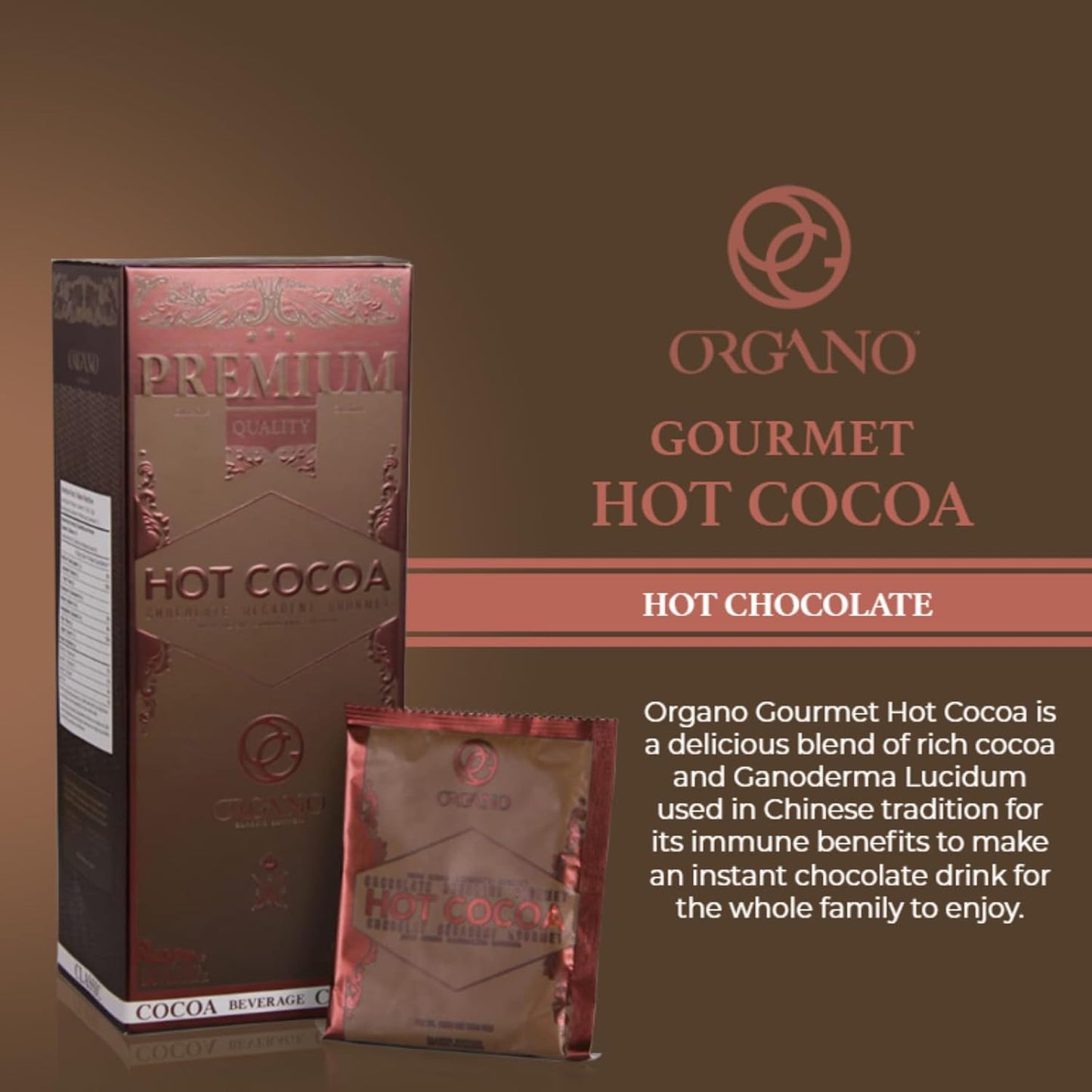 Organo Gold Hot Cocoa Chocolate Drink