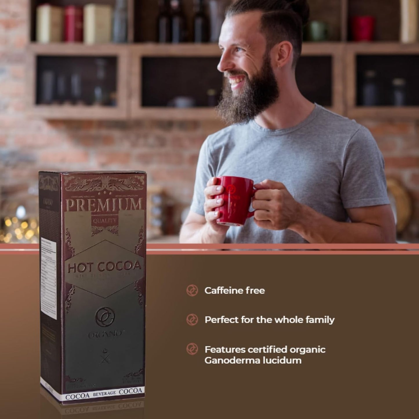 Organo Gold Hot Cocoa Chocolate Drink