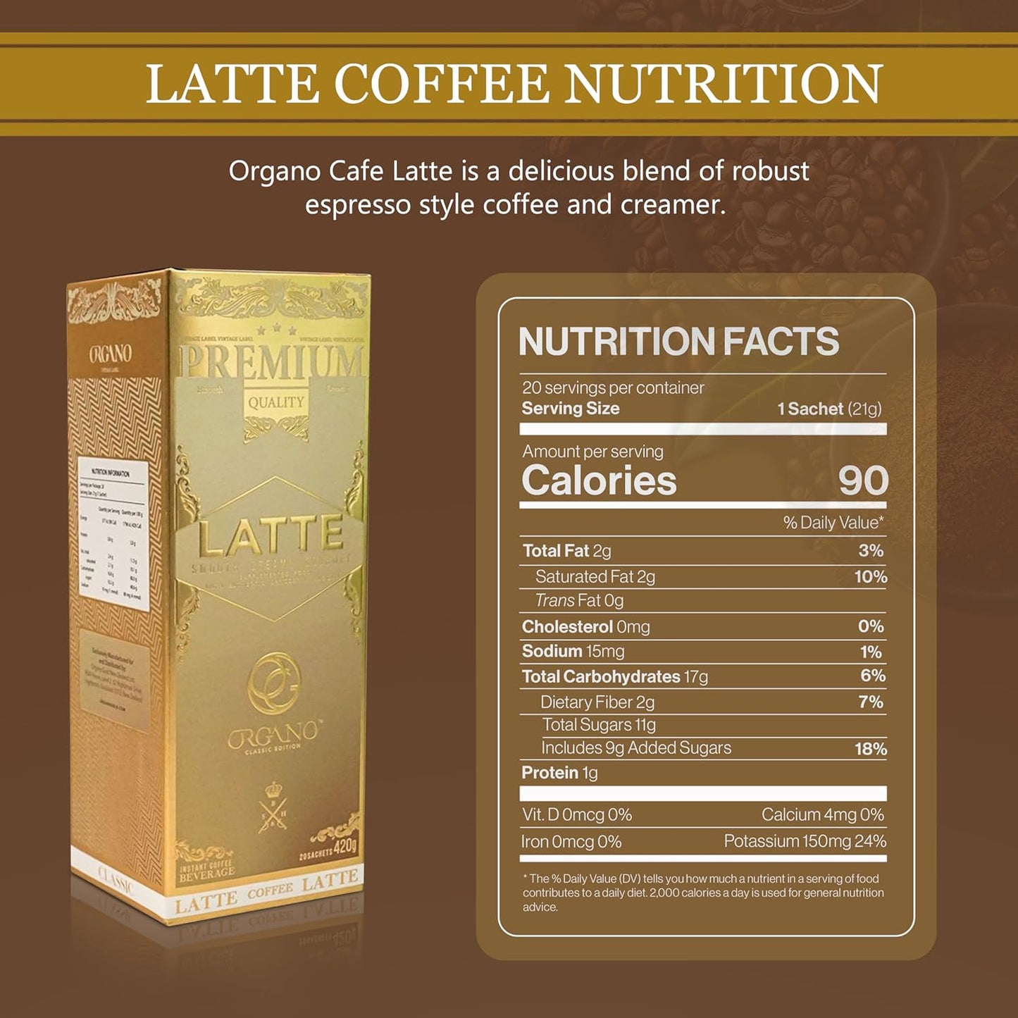 Organo Gold Cafe Latte