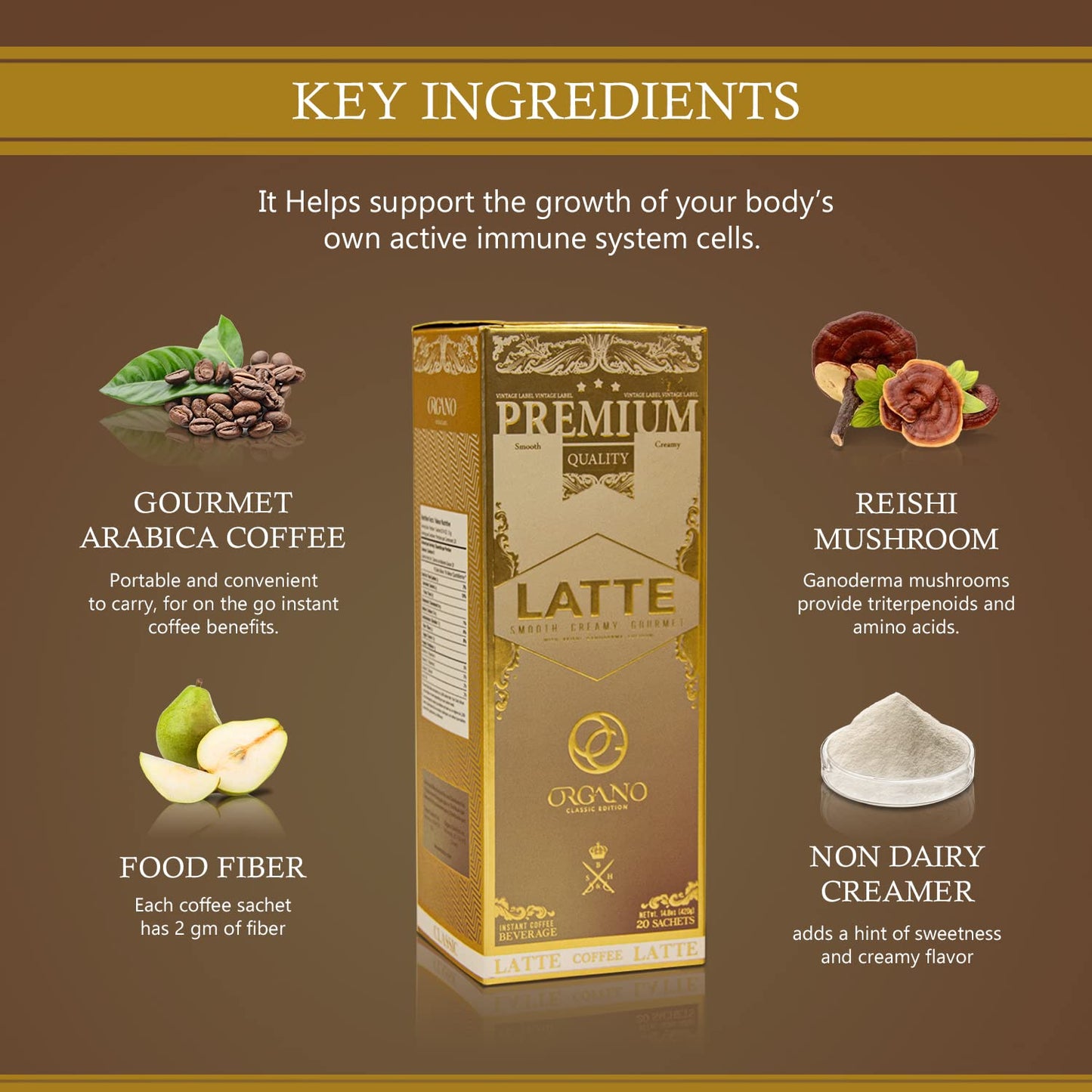 Organo Gold Cafe Latte